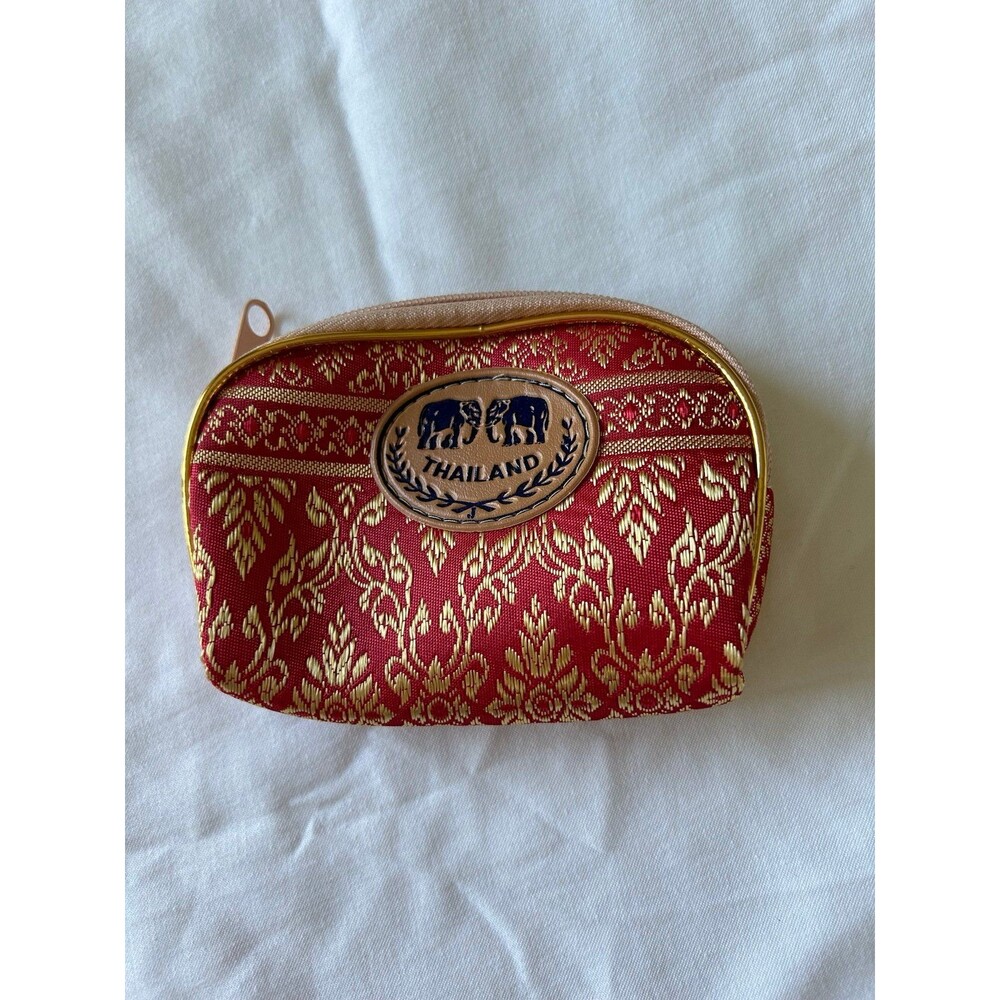 Red and Gold Thai Coin Purse